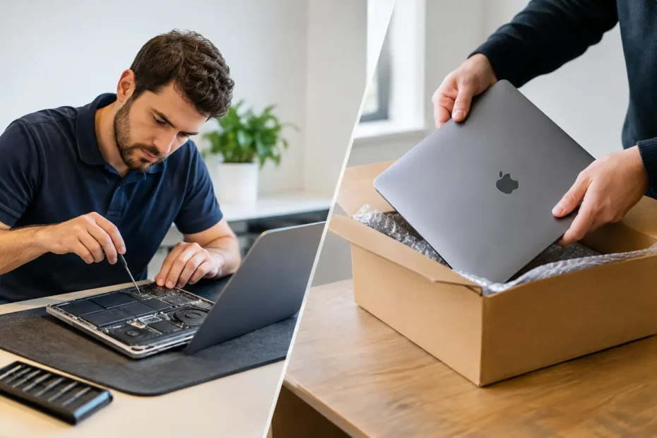 Local Mac Repair Versus Mail-In Compared